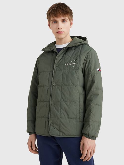 Tommy Hilfiger Lichtgewicht Quilted Jassen Heren Groen | TH709XBG