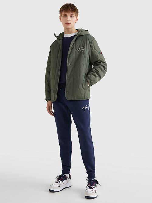 Tommy Hilfiger Lichtgewicht Quilted Jassen Heren Groen | TH709XBG