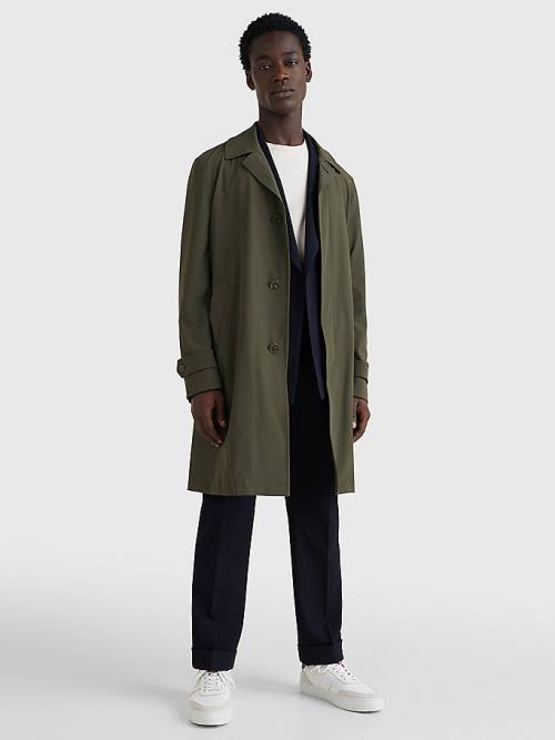 Tommy Hilfiger Light Trench Jassen Heren Groen | TH908DLQ