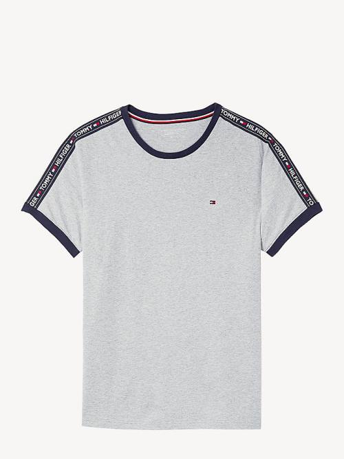 Tommy Hilfiger Logo Tape Pyjamas Heren Grijs | TH173RNX