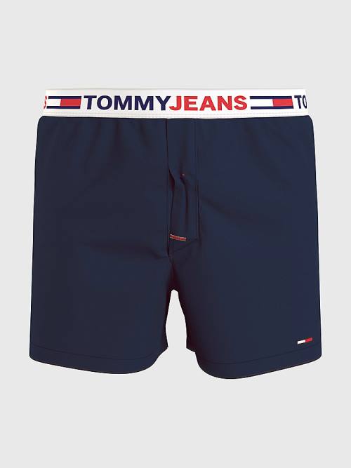 Tommy Hilfiger Logo Waistband Boxer Shorts Ondergoed Heren Blauw | TH051JMC