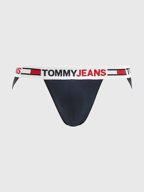 Tommy Hilfiger Logo Waistband Jockstrap Ondergoed Heren Blauw | TH207JME