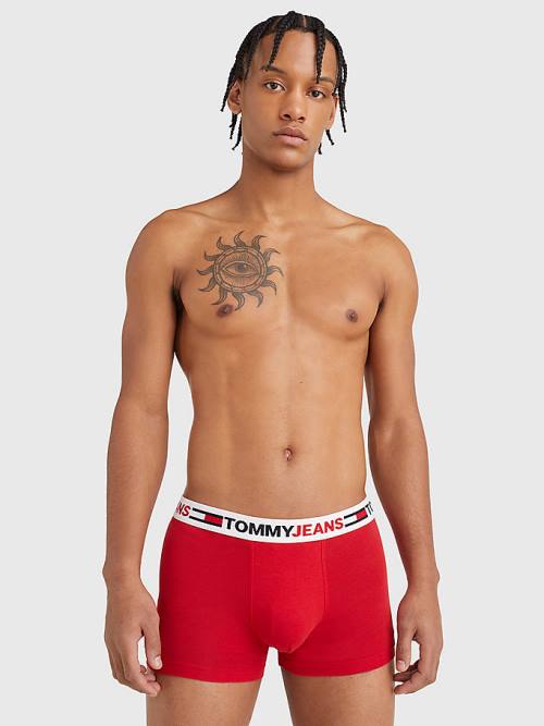 Tommy Hilfiger Logo Waistband Trunks Ondergoed Heren Rood | TH264LZF