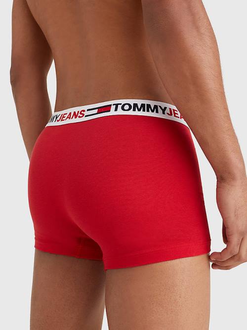 Tommy Hilfiger Logo Waistband Trunks Ondergoed Heren Rood | TH264LZF