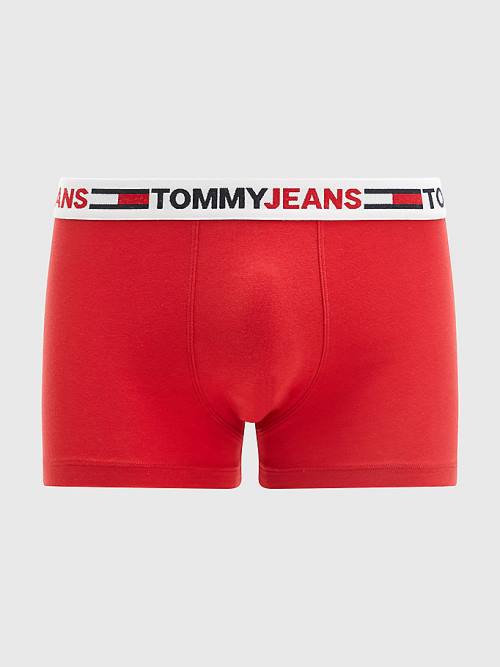 Tommy Hilfiger Logo Waistband Trunks Ondergoed Heren Rood | TH264LZF