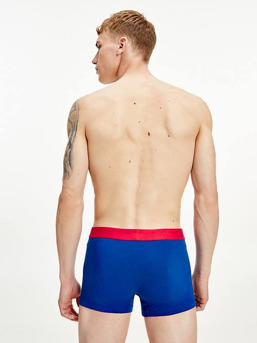 Tommy Hilfiger Logo Waistband Trunks Ondergoed Heren Blauw | TH785UPS