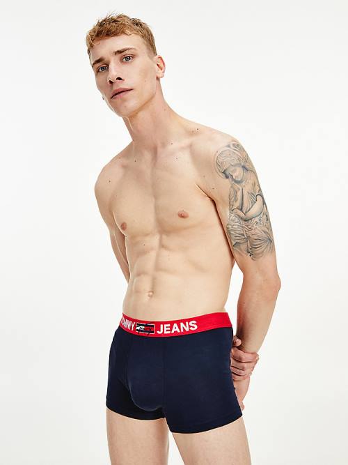 Tommy Hilfiger Logo Waistband Trunks Ondergoed Heren Blauw | TH892TZQ