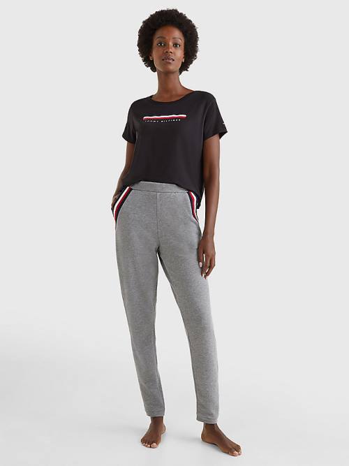 Tommy Hilfiger Lounge Cuffed Joggers Broek Dames Grijs | TH102SGT