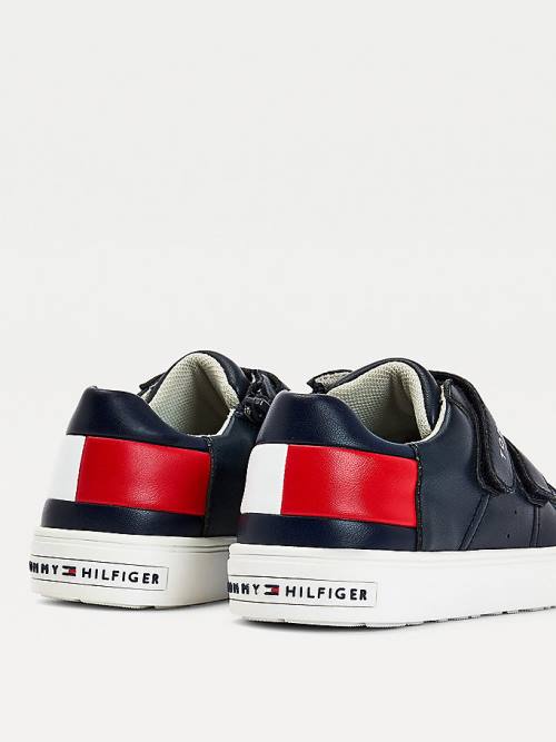 Tommy Hilfiger Low-Top Sneakers Jongens Blauw | TH178NIJ