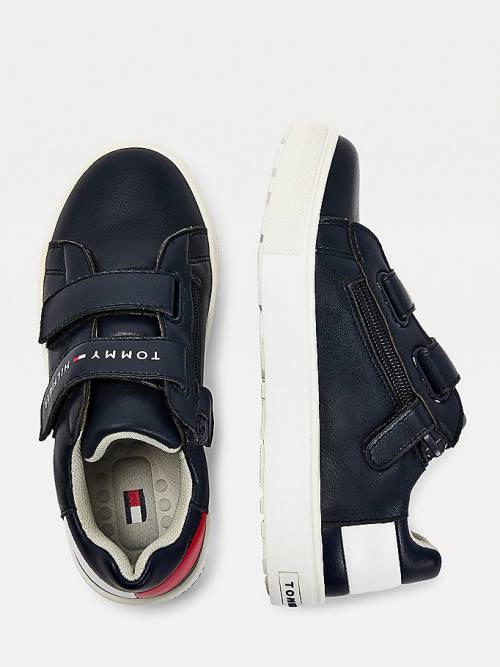 Tommy Hilfiger Low-Top Sneakers Jongens Blauw | TH178NIJ