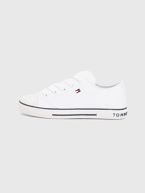 Tommy Hilfiger Low-Top Sneakers Jongens Wit | TH182DCO