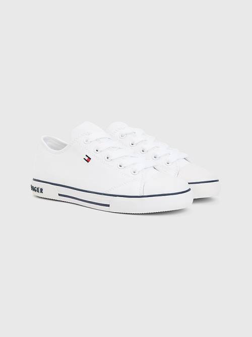 Tommy Hilfiger Low-Top Sneakers Jongens Wit | TH182DCO