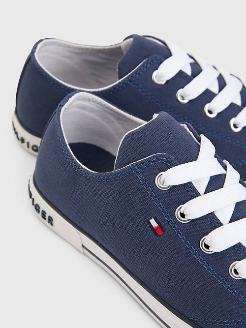 Tommy Hilfiger Low-Top Sneakers Jongens Blauw | TH465YXF