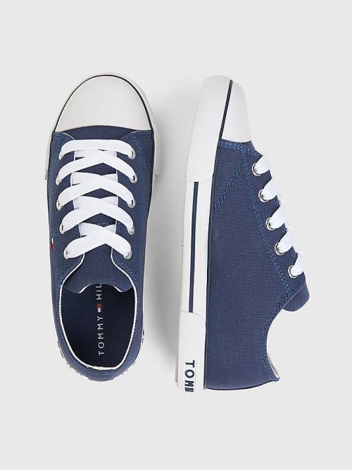 Tommy Hilfiger Low-Top Sneakers Jongens Blauw | TH465YXF