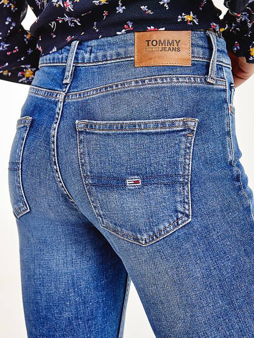 Tommy Hilfiger Maddie Mid Rise Bootcut Faded Jeans Dames Denim | TH046PXR