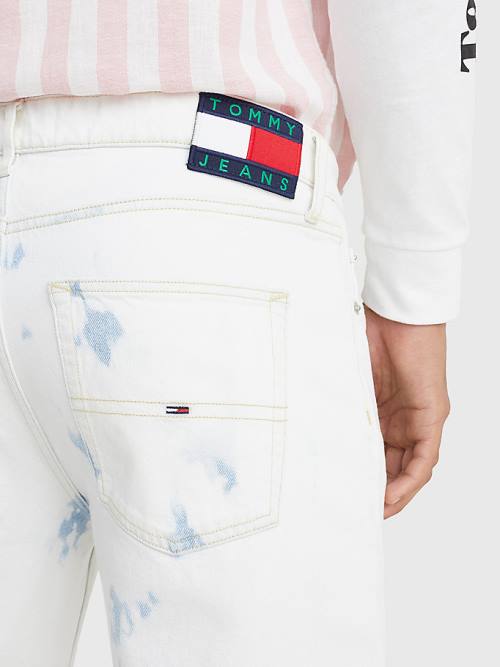 Tommy Hilfiger Marbled Tapered Fit Jeans Heren Denim | TH129RMY