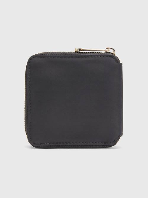 Tommy Hilfiger Medium Card Portefeuille Dames Zwart | TH819LQI