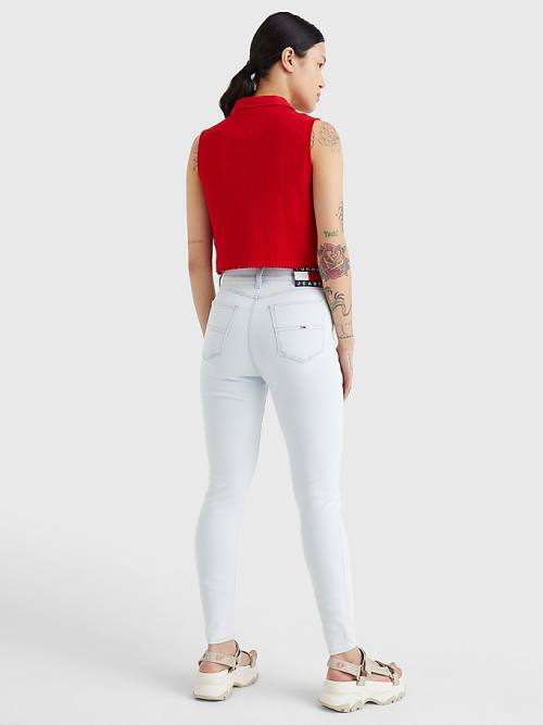 Tommy Hilfiger Melany Ultra High Rise Super Skinny Jeans Dames Denim | TH197ZSK