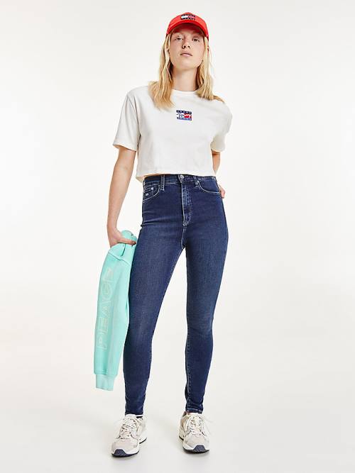 Tommy Hilfiger Melany Ultra High Rise Super Skinny Jeans Dames Denim | TH476CDR