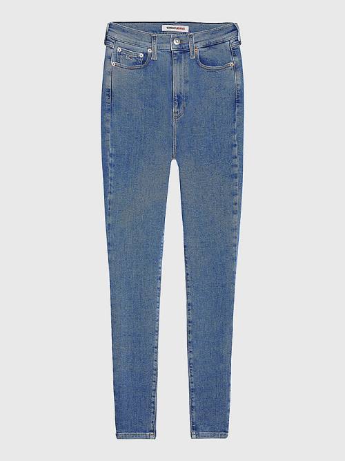 Tommy Hilfiger Melany Ultra High Rise Super Skinny Jeans Dames Denim | TH503MFE