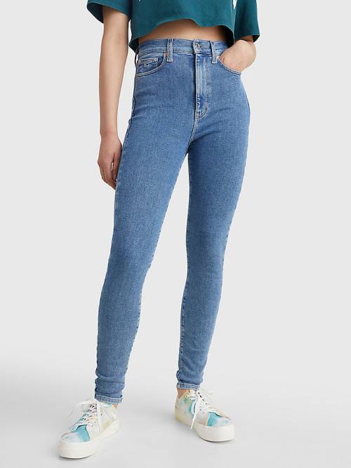 Tommy Hilfiger Melany Ultra High Rise Super Skinny Jeans Dames Denim | TH503MFE