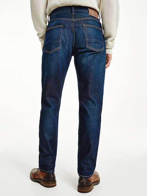 Tommy Hilfiger Mercer Straight Faded Jeans Heren Denim | TH217ZGU