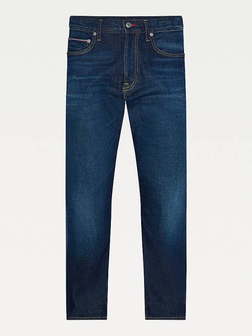 Tommy Hilfiger Mercer Straight Faded Jeans Heren Denim | TH217ZGU