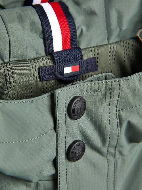 Tommy Hilfiger Met Capuchon Surplus Jassen Jongens Groen | TH649YUJ