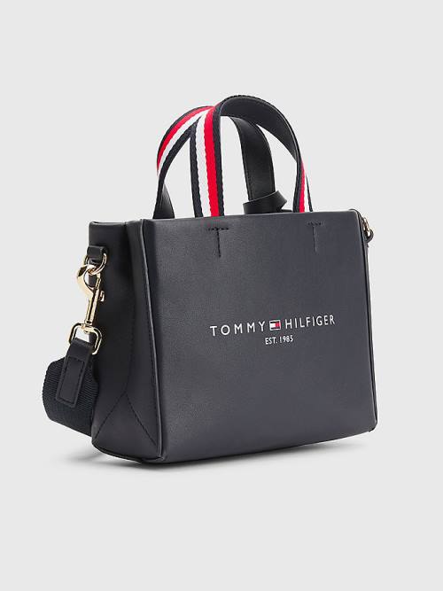 Tommy Hilfiger Micro Tote Tassen Dames Blauw | TH975DKT