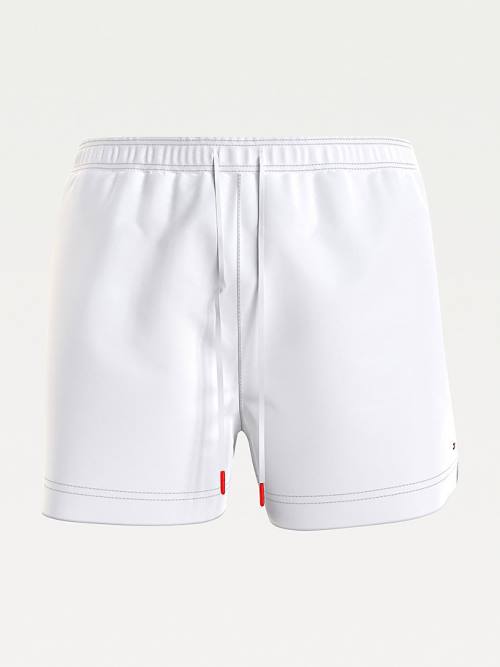 Tommy Hilfiger Mid Length Drawstring Shorts Zwemkleding Heren Wit | TH792VAS