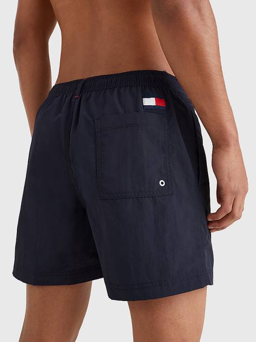 Tommy Hilfiger Mid Length Drawstring Shorts Zwemkleding Heren Blauw | TH948HVB