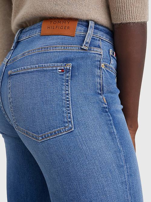 Tommy Hilfiger Mid Rise Bootcut Jeans Dames Denim | TH729DTO