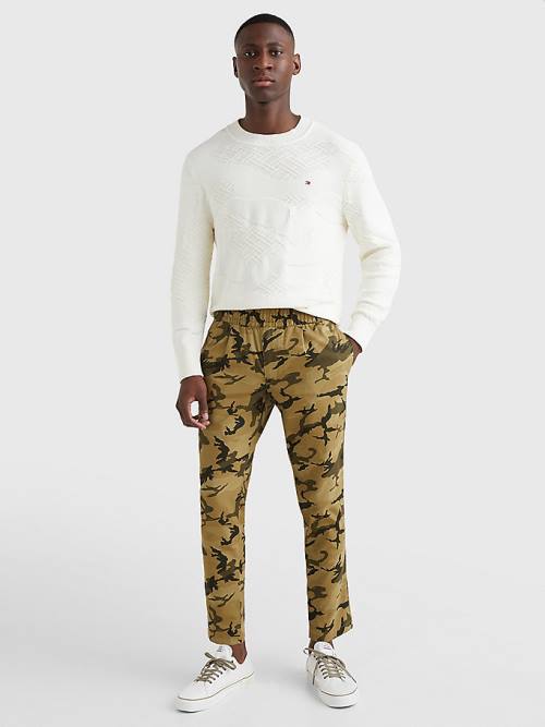 Tommy Hilfiger Modern Camo Tapered Fit Broek Heren Khaki | TH673SZE