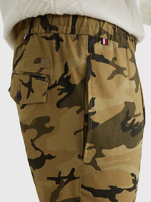 Tommy Hilfiger Modern Camo Tapered Fit Broek Heren Khaki | TH673SZE