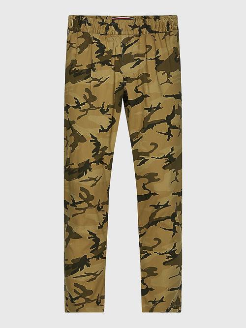 Tommy Hilfiger Modern Camo Tapered Fit Broek Heren Khaki | TH673SZE