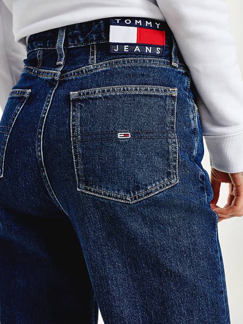 Tommy Hilfiger Mom Ultra High Rise Tapered Jeans Dames Denim | TH461JAV