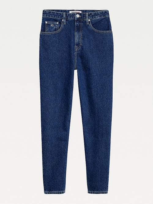 Tommy Hilfiger Mom Ultra High Rise Tapered Jeans Dames Denim | TH461JAV