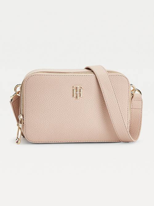 Tommy Hilfiger Monogram Camera Tassen Dames Beige | TH620UWV