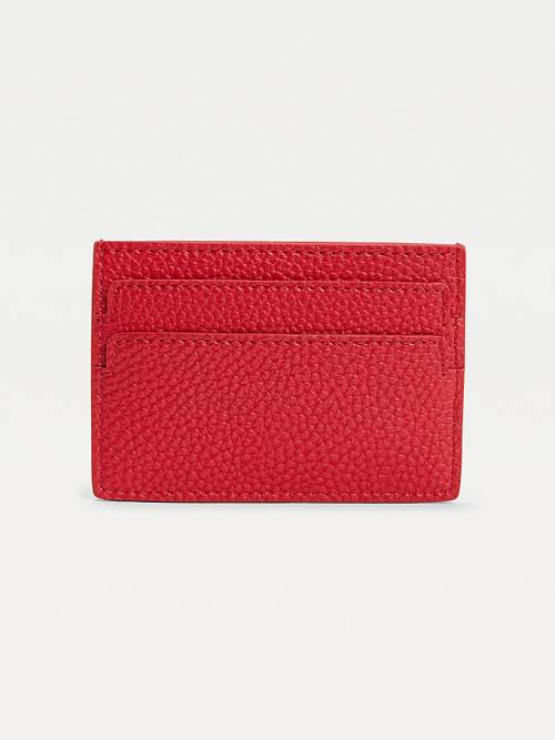 Tommy Hilfiger Monogram Card Holder Portefeuille Dames Rood | TH973YZI