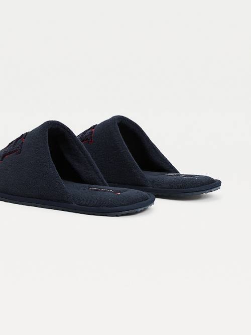 Tommy Hilfiger Monogram Home Slippers Heren Blauw | TH861IRT