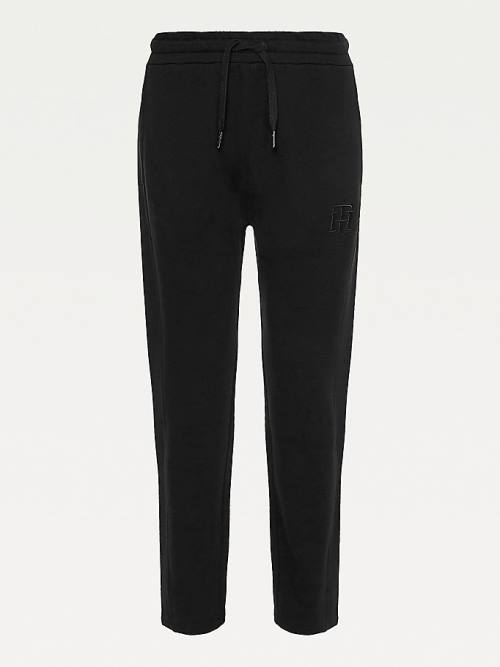 Tommy Hilfiger Monogram Joggers Broek Dames Zwart | TH876VPH