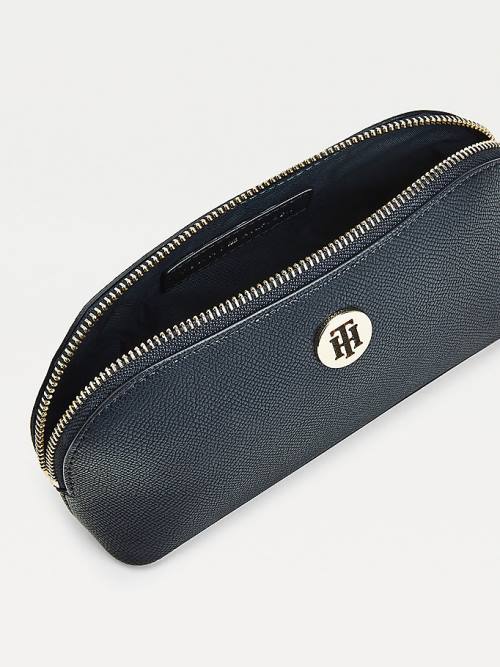 Tommy Hilfiger Monogram Makeup Bag Gift Set Hoeden Dames Blauw | TH480DLU