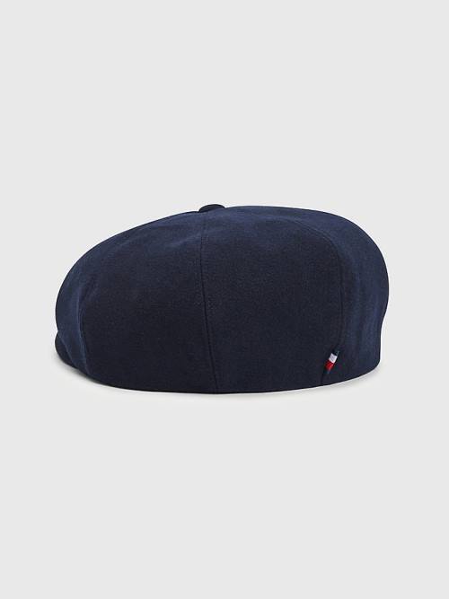 Tommy Hilfiger Monogram Newsboy Cap Hoeden Dames Blauw | TH190KWP