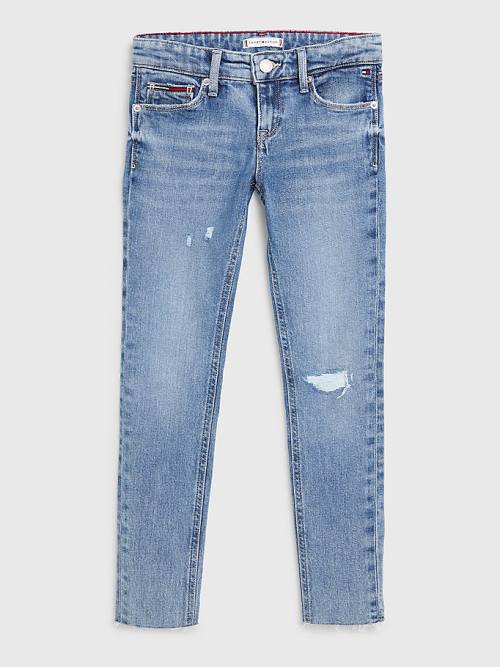 Tommy Hilfiger Nora Distressed Jeans Meisjes Denim | TH053FEG