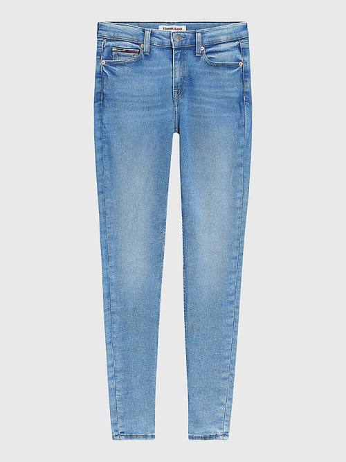 Tommy Hilfiger Nora Mid Rise Skinny Faded Jeans Dames Denim | TH306IQA