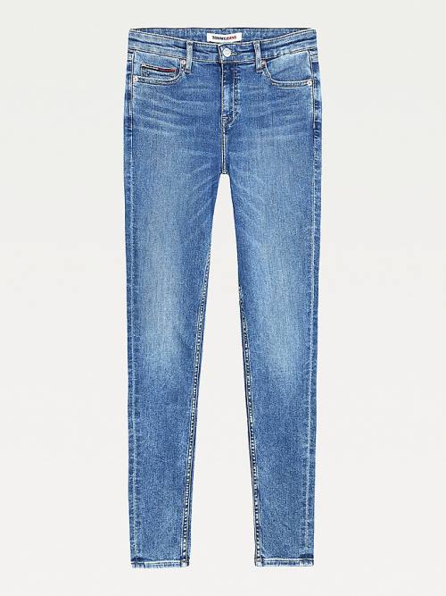 Tommy Hilfiger Nora Mid Rise Skinny Fit Jeans Dames Denim | TH674OYM