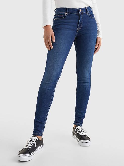 Tommy Hilfiger Nora Mid Rise Skinny Jeans Dames Denim | TH831NIO