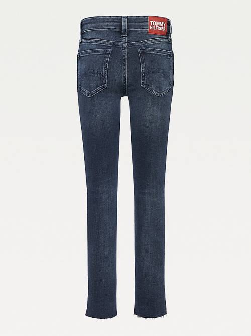 Tommy Hilfiger Nora Skinny Raw Hem Jeans Meisjes Denim | TH036SQT