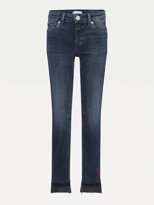 Tommy Hilfiger Nora Skinny Raw Hem Jeans Meisjes Denim | TH036SQT