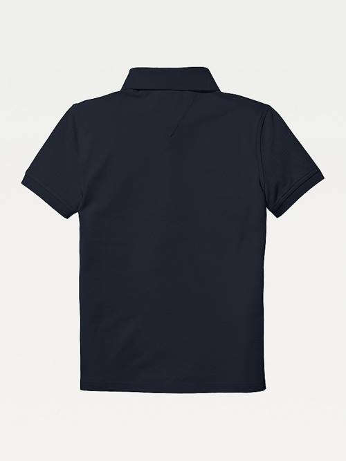 Tommy Hilfiger Organic Katoenen Polo Shirt T-shirts Jongens Blauw | TH706EJT